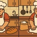 تست هوش: 3 تفاوت در تصاویر با سرآشپز در آشپزخانه